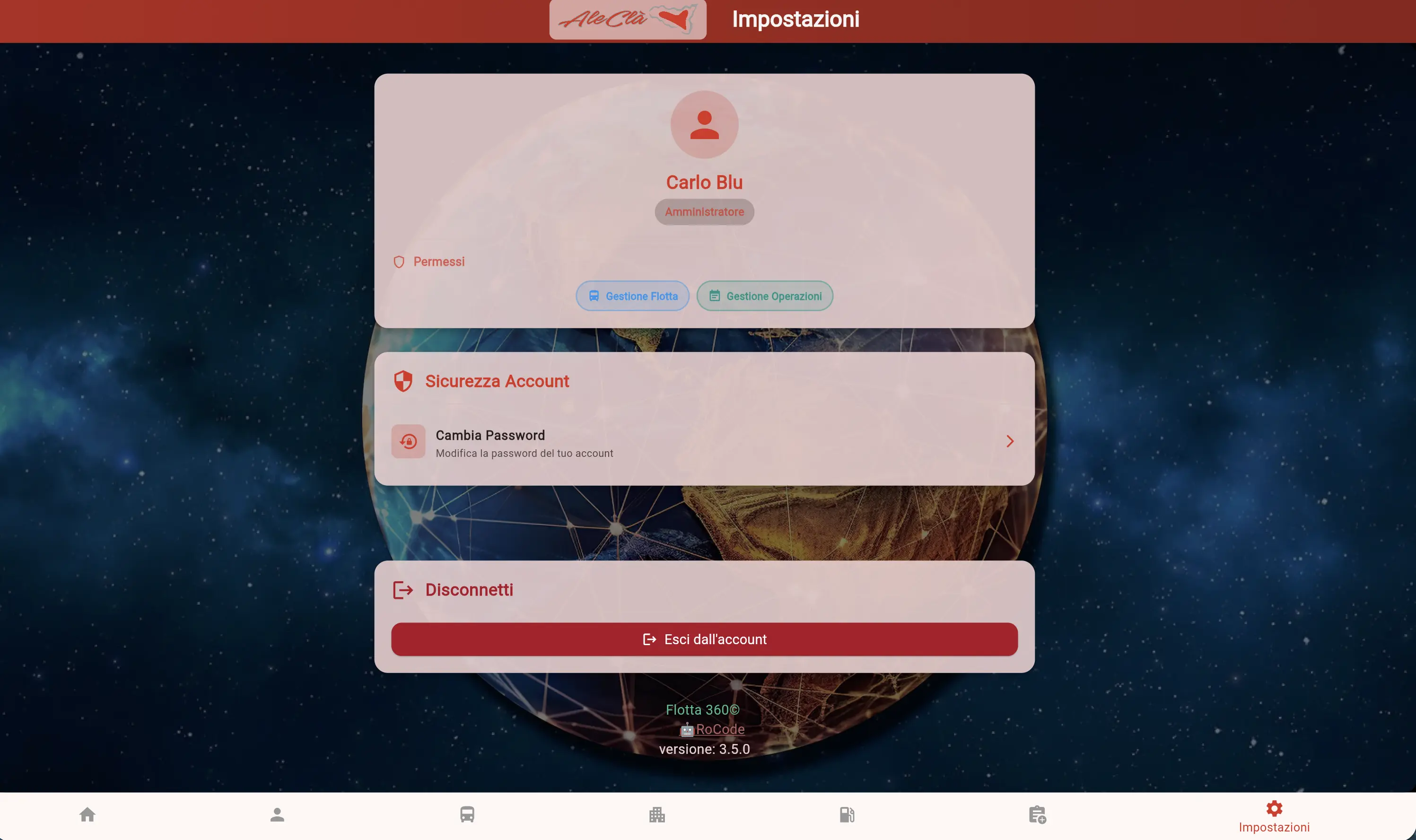 Flotta 360 — gestione ruoli